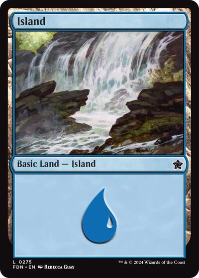 Island (0275) (Foundations) Near Mint Foil