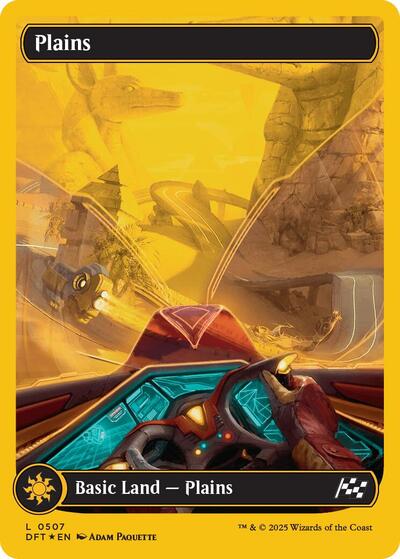 Plains (0507) (First-Place Foil) (Aetherdrift) Light Play Foil