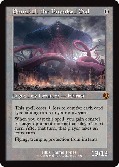 Emrakul, the Promised End (Retro Frame) (Innistrad Remastered) Light Play