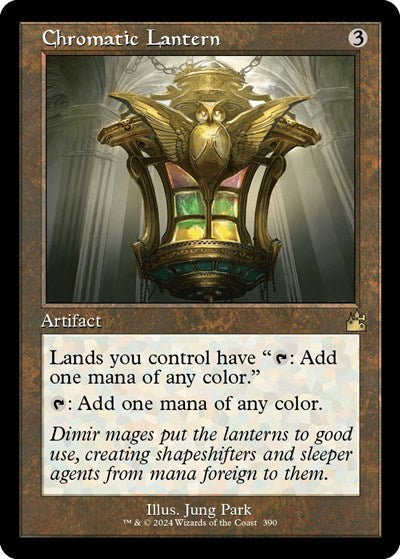 Chromatic Lantern (Retro Frame) (Ravnica Remastered) Light Play Foil