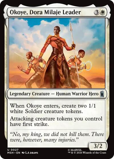 Okoye, Dora Milaje Leader (Marvel Super Heroes) Near Mint Foil
