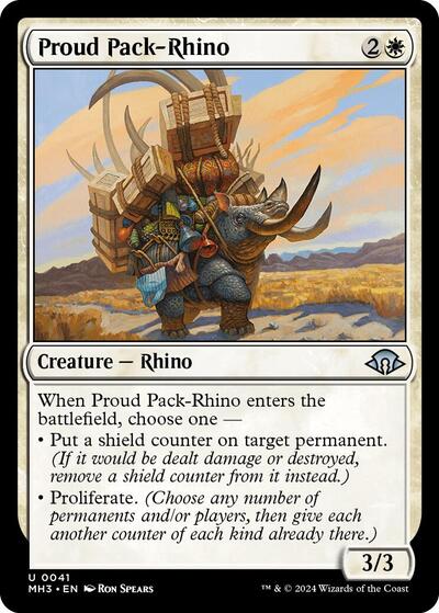 Proud Pack-Rhino (Modern Horizons 3) Near Mint