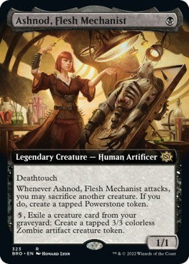 Ashnod, Flesh Mechanist (Extended Art) (The Brothers' War) Near Mint Foil