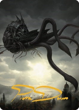 Nautiloid Ship Art Card  Gold Stamped Signature|0|0|0.00
