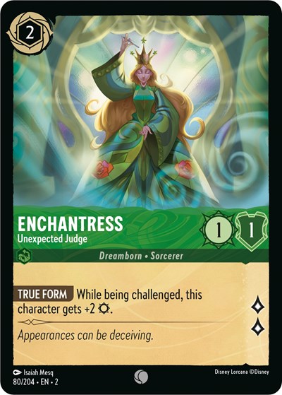 Enchantress - Unexpected Judge (Rise of the Floodborn) Near Mint Cold Foil