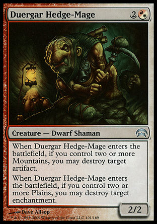 Duergar Hedge-Mage (Planechase) Medium Play
