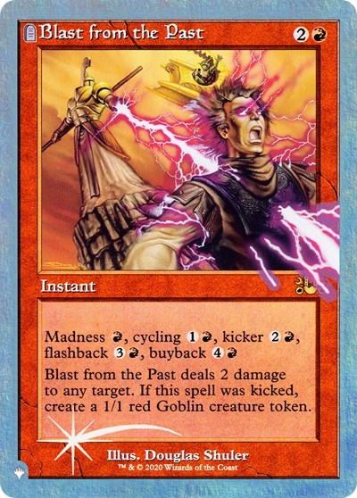 Blast from the Past (The List) Light Play Foil
