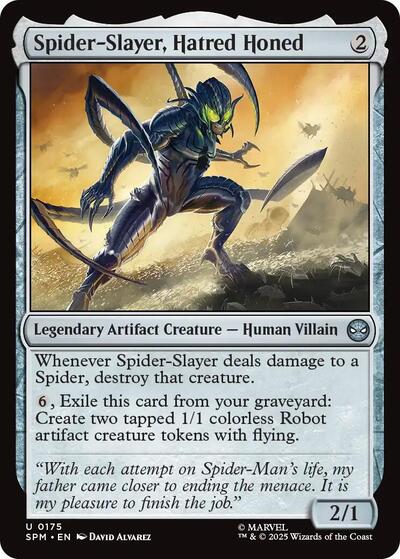 Spider-Slayer, Hatred Honed (Marvel's Spider-Man) Light Play Foil