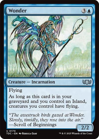 Wonder (Commander: Tarkir: Dragonstorm) Light Play