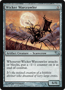 Wicker Warcrawler (Shadowmoor) Medium Play Foil