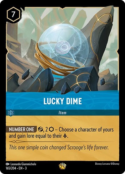 Lucky Dime (Into the Inklands) Near Mint Cold Foil