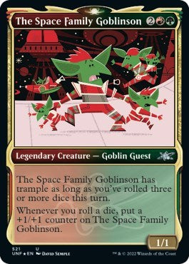 The Space Family Goblinson (Showcase) (Galaxy Foil) (Unfinity) Near Mint Foil