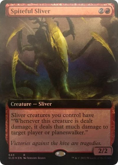 Spiteful Sliver (Extended Art) (Secret Lair) Near Mint Foil