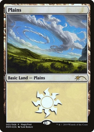 Plains (2019) (Promos: Magicfest Cards) Near Mint Foil