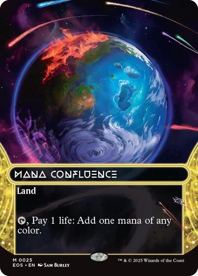 Mana Confluence (0025) (Borderless) (Stellar Sights) Near Mint Foil