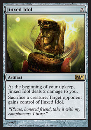 Jinxed Idol (Magic 2011 Core Set) Near Mint Foil