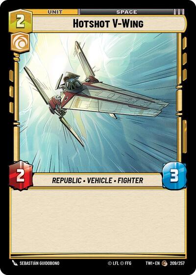 Hotshot V-Wing (Twilight of the Republic) Near Mint Foil