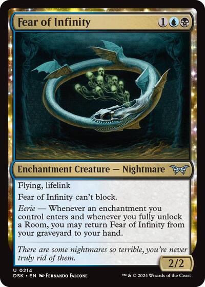 Fear of Infinity (Duskmourn: House of Horror) Light Play Foil