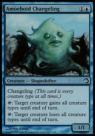 Amoeboid Changeling (Premium Deck Series: Slivers) Heavy Play Foil
