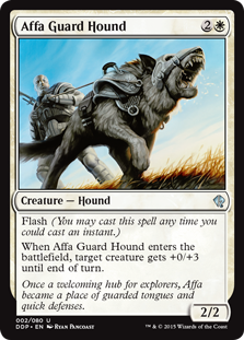 Affa Guard Hound (Duel Decks: Zendikar vs Eldrazi) Medium Play