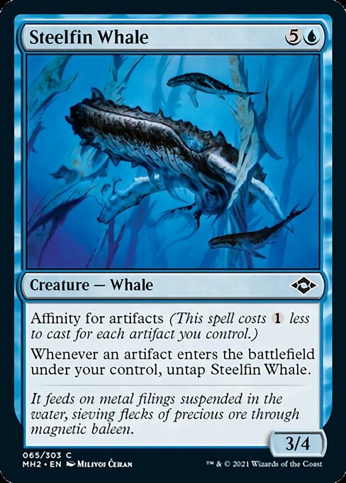 Steelfin Whale (Modern Horizons 2) Medium Play Foil