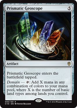 Prismatic Geoscope (Commander 2016 Edition) Medium Play