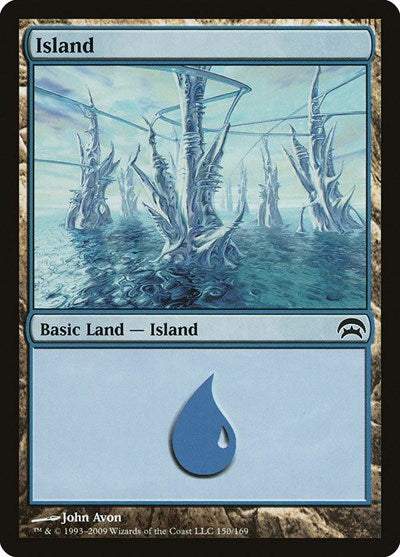 Island (150) (Planechase) Light Play