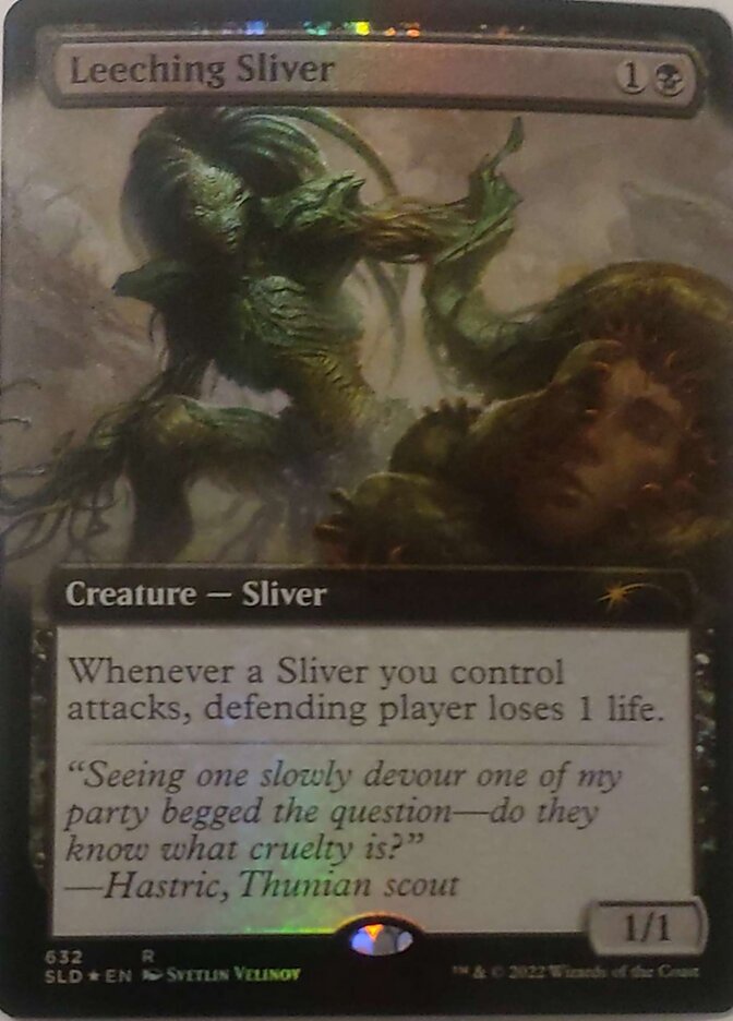 Leeching Sliver (Extended Art) (Secret Lair) Near Mint Foil