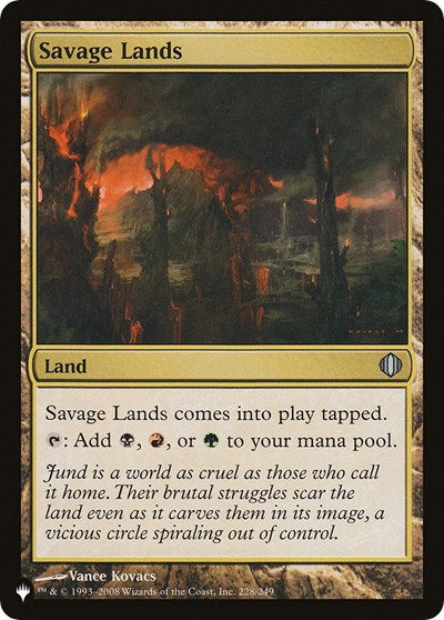 Savage Lands (Secret Lair Commander: From Cute to Brute) Near Mint