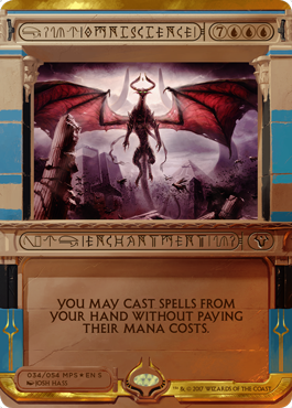 Omniscience (Amonkhet Invocations) Near Mint Foil
