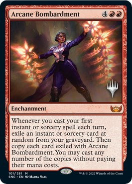 Arcane Bombardment (Promo Pack: Streets of New Capenna) Near Mint