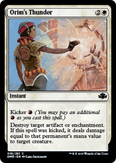 Orim's Thunder (Dominaria Remastered) Light Play Foil