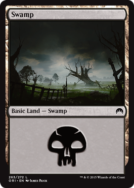 Swamp (263) (Magic Origins) Light Play