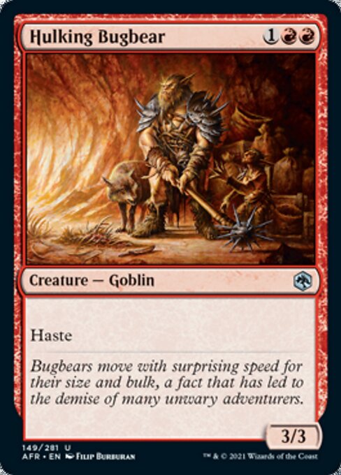 Hulking Bugbear (Adventures in the Forgotten Realms) Near Mint Foil