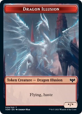 Dragon Illusion Token (Innistrad: Crimson Vow) Near Mint