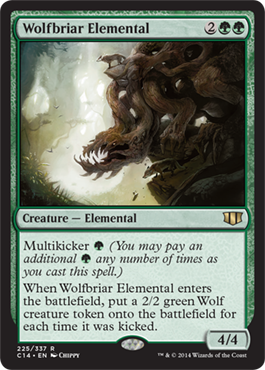 Wolfbriar Elemental (Commander 2014 Edition) Light Play