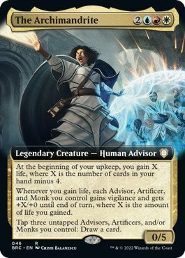 The Archimandrite (Extended Art) (Commander: The Brothers' War) Light Play Foil
