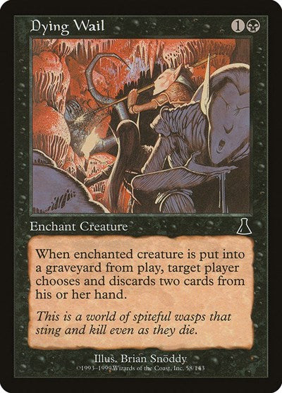 Dying Wail (Urza's Destiny) Medium Play