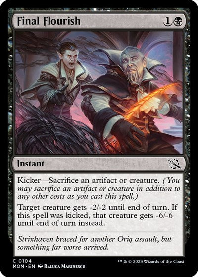 Final Flourish (March of the Machine) Light Play Foil
