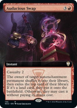 Audacious Swap (Extended Art) (Commander: Streets of New Capenna) Light Play
