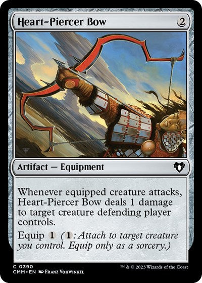 Heart-Piercer Bow (Commander Masters) Near Mint