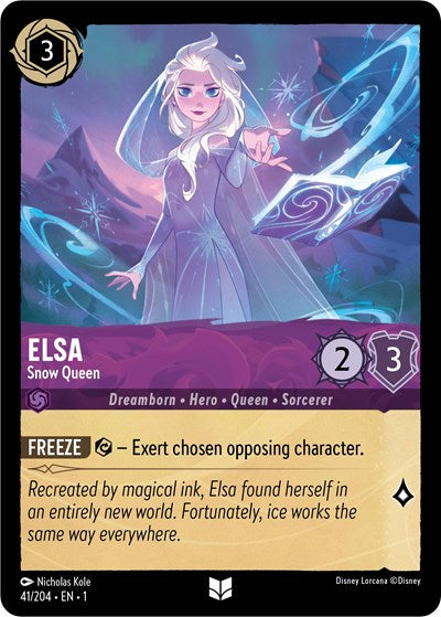 Elsa - Snow Queen (The First Chapter) Near Mint Cold Foil