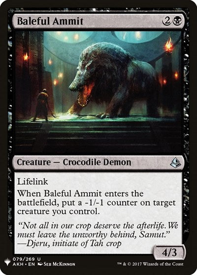 Baleful Ammit (Mystery Booster) Near Mint