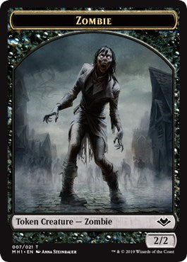 Zombie Token (007) (Modern Horizons) Medium Play Foil