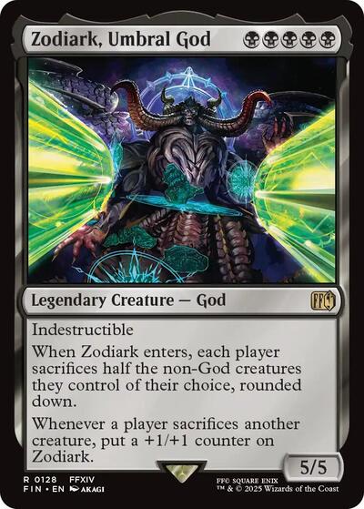 Zodiark, Umbral God (Universes Beyond: FINAL FANTASY) Near Mint Foil