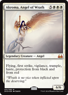 Akroma, Angel of Wrath (Duel Decks Anthology: Divine vs Demonic) Near Mint Foil