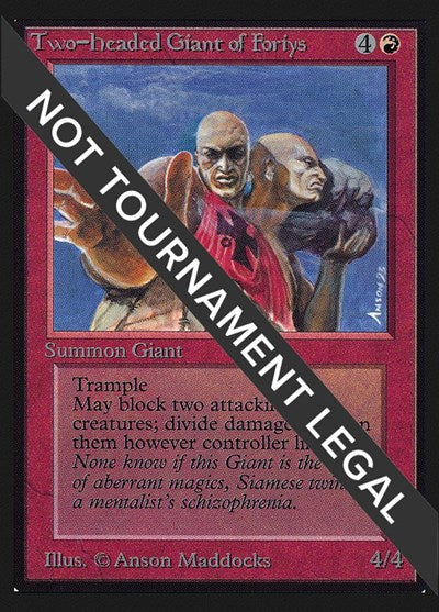 Two-Headed Giant of Foriys (IE) (International Edition) Near Mint