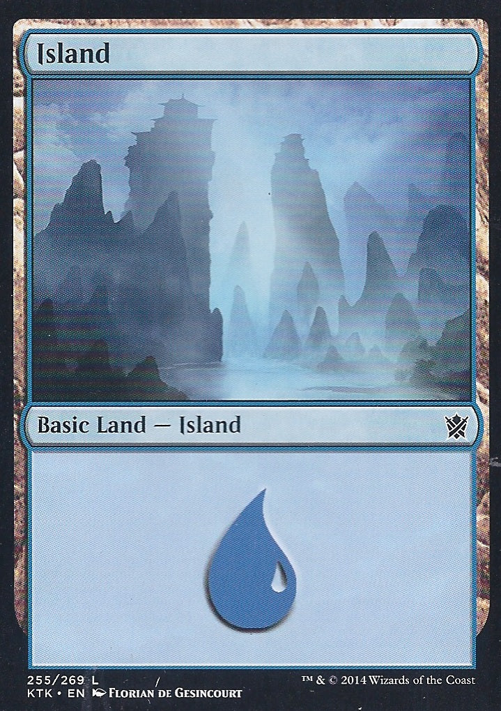 Island (255) (Khans of Tarkir) Near Mint