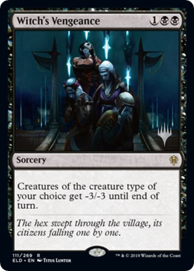 Witch's Vengeance (Promo Pack: Throne of Eldraine) Light Play Foil