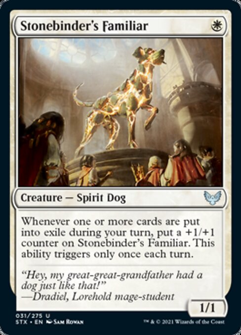 Stonebinder's Familiar (Strixhaven) Light Play